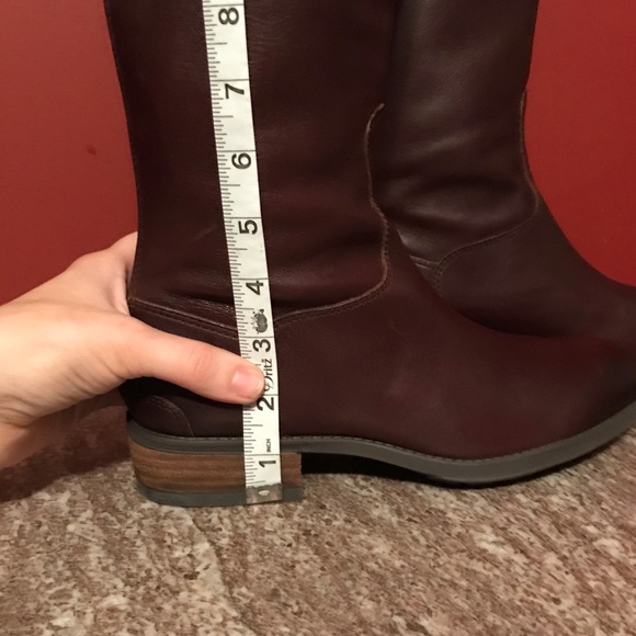 Sam Edelman Penny Brown Leather Riding Boots 7W - Picture 6 of 8